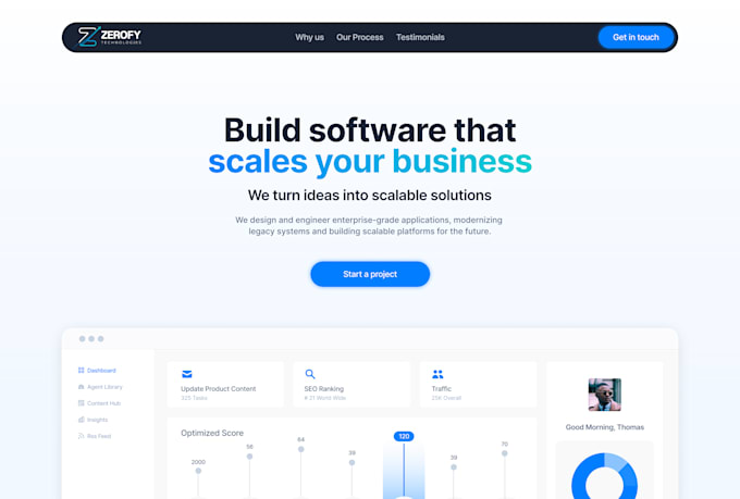 design a modern and user centered website uxui in figma
